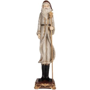Clayre & Eef 6PR5369 Decoración Papá Noel 10x10x42 cm