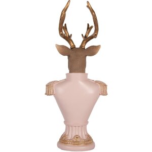 Busto decorativo de ciervo Clayre & Eef 6PR5370 16x14x36 cm