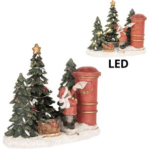 Clayre & Eef 6PR5373 Decoración Niño en el Buzón LED 16x12x14 cm