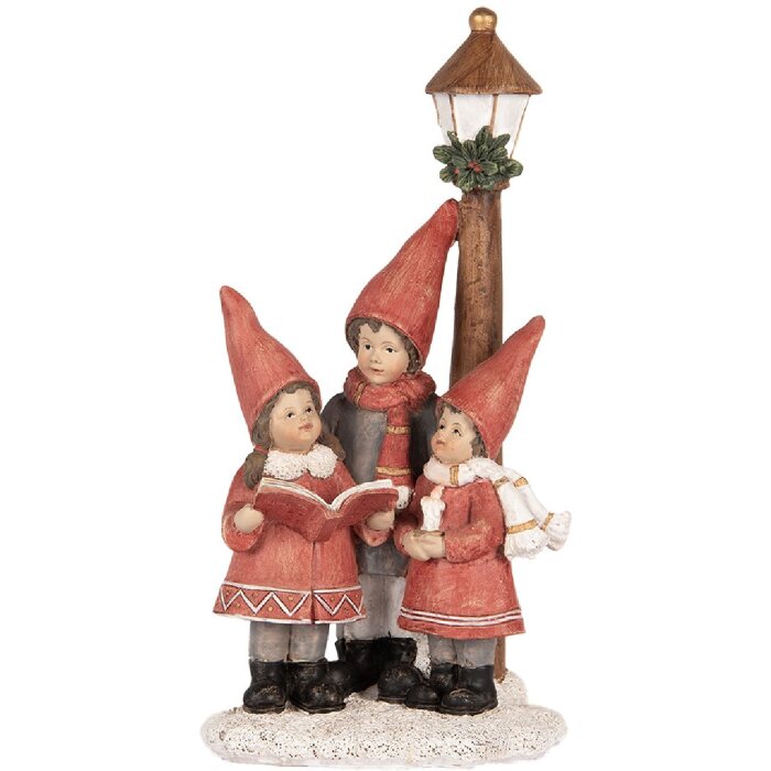 Clayre & Eef 6PR5374 Coro de Navidad 11x8x21 cm