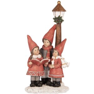 Clayre & Eef 6PR5374 Coro de Navidad 11x8x21 cm