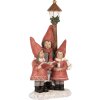 Clayre & Eef 6PR5374 Coro de Navidad 11x8x21 cm