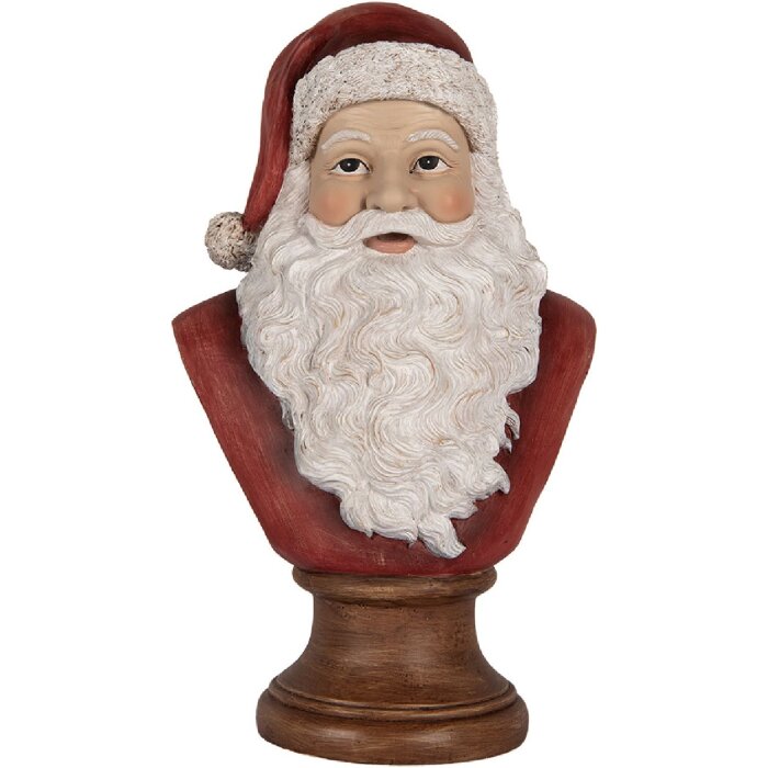 Busto Decorativo Papá Noel Clayre & Eef 6PR5398 18x12x30 cm
