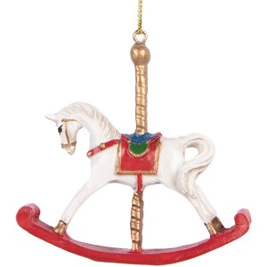 Clayre & Eef 6PR5413 Colgante Decorativo Caballo...