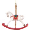 Clayre & Eef 6PR5413 Colgante Decorativo Caballo Balancín 8x2x7 cm