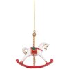 Clayre & Eef 6PR5413 Colgante Decorativo Caballo Balancín 8x2x7 cm