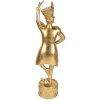 Clayre & Eef 6PR5417 Decoración Cascanueces 14x10x45 cm Dorado
