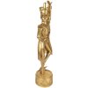 Clayre & Eef 6PR5417 Decoración Cascanueces 14x10x45 cm Dorado