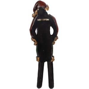 Decoración de pared Papá Noel Clayre & Eef 6PR5588 13x7x39 cm Rojo y Verde