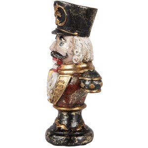 Busto Decorativo Cascanueces Clayre & Eef 6PR5591 Rojo 9x6x15 cm