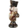 Busto Decorativo Cascanueces Clayre & Eef 6PR5591 Rojo 9x6x15 cm