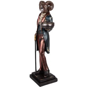 Candelabro de oveja Clayre & Eef 6PR5592 13x10x35 cm...