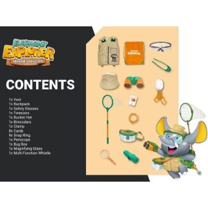 Byomic Kids Explorer Set – 28 piezas naranja