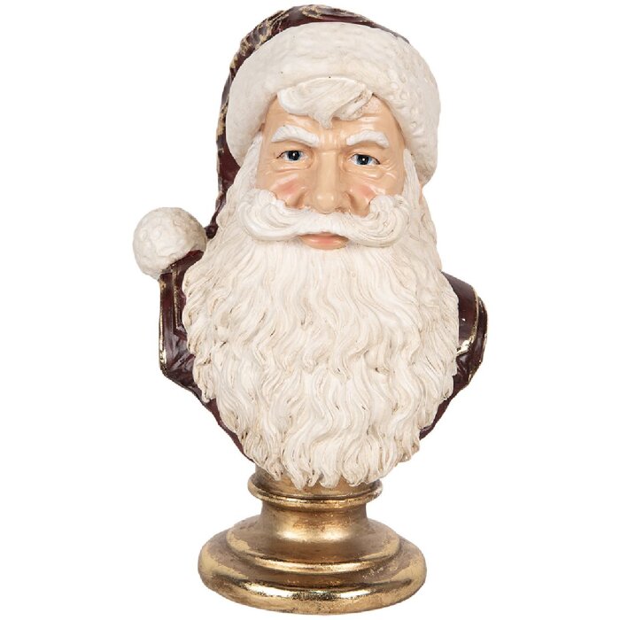 Busto Decorativo Papá Noel Clayre & Eef 17x15x27 cm