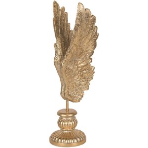 Alas Decorativas Clayre & Eef 6PR5685 10x10x33 cm Dorado
