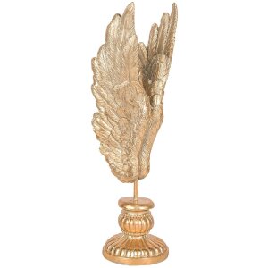 Alas Decorativas Clayre & Eef 6PR5685 10x10x33 cm Dorado