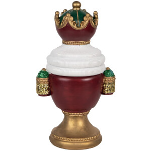 Busto Decorativo de Papá Noel con LED Clayre & Eef 6PR5694 15x10x26 cm