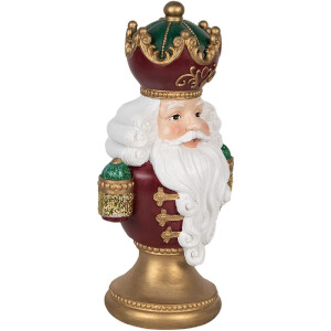 Busto Decorativo de Papá Noel con LED Clayre & Eef 6PR5694 15x10x26 cm
