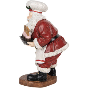 Decoración Papá Noel Clayre & Eef 6PR5695 17x16x28 cm Rojo