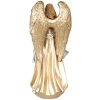Decoración Ángel Clayre & Eef 6PR5697 16x13x35 cm Dorado Plateado