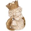 Clayre & Eef 6PR5698 Decoración Ángel 21x12x22 cm Beige-Dorado
