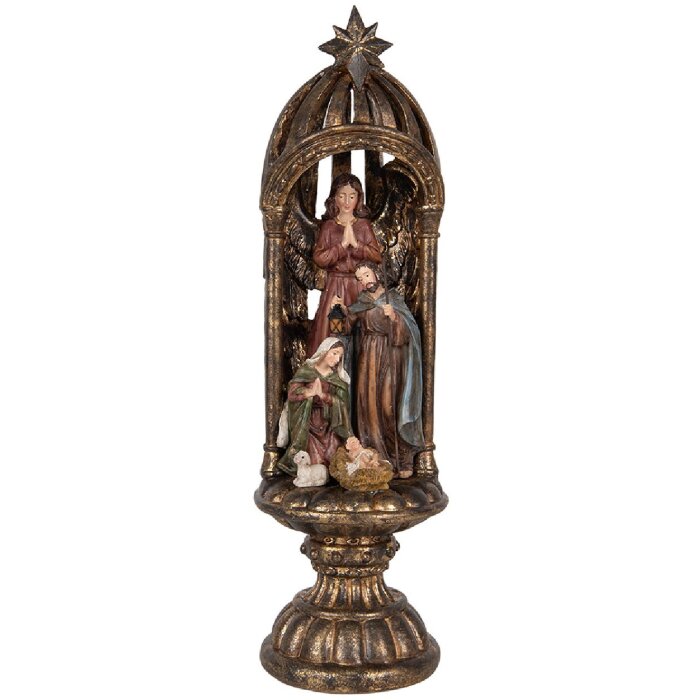 Grupo Navideño Clayre & Eef 6PR5702 Ø 14x43 cm Dorado Marrón