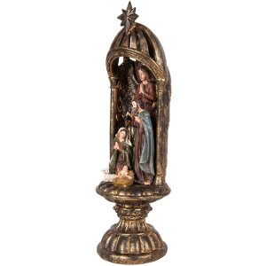 Grupo Navideño Clayre & Eef 6PR5702 Ø 14x43 cm Dorado Marrón