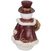 Decoración Muñeco de Nieve Clayre & Eef 6PR5703 15x14x24 cm