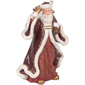 Decoración Papá Noel Clayre & Eef 6PR5704 15x11x20 cm