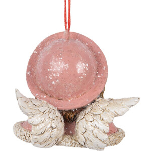 Clayre & Eef 6PR5706 Adorno colgante Ángel 8x7x7 cm