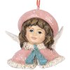 Clayre & Eef 6PR5706 Adorno colgante Ángel 8x7x7 cm