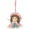 Clayre & Eef 6PR5706 Adorno colgante Ángel 8x7x7 cm