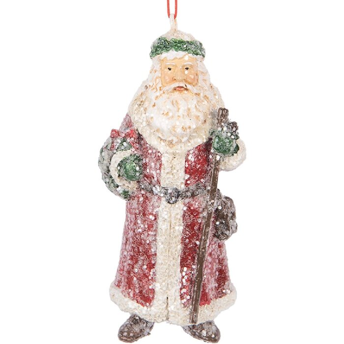 Adorno de Navidad Papá Noel Clayre & Eef 6PR5708 5x4x12 cm
