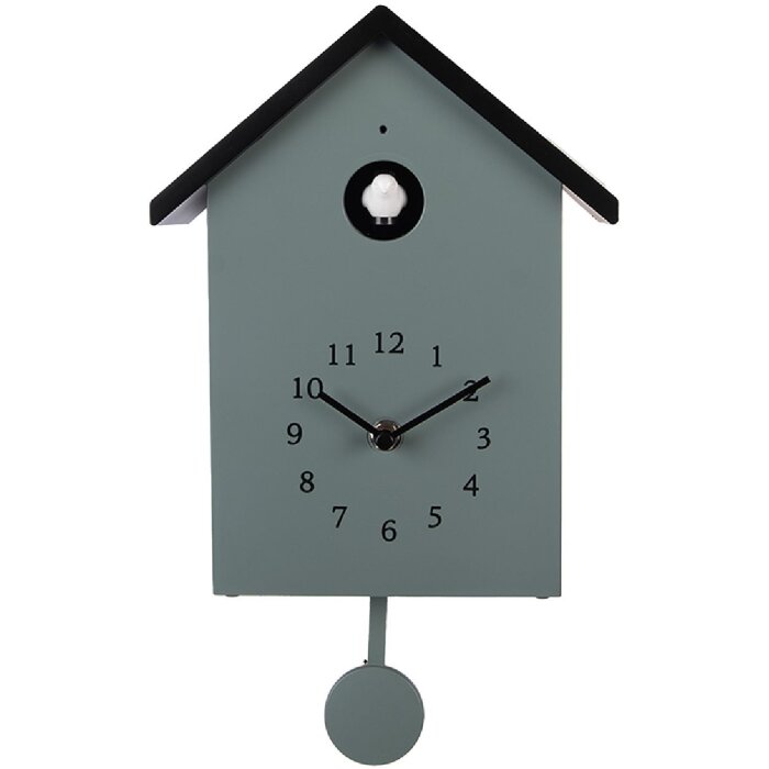 Reloj de pared Clayre & Eef 6KL0838GR 20x10x26 cm Verde