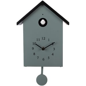Reloj de pared Clayre & Eef 6KL0838GR 20x10x26 cm Verde