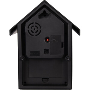 Reloj de pared Clayre & Eef 6KL0838Z 20x10x26 cm Negro 3xAA Funciona con pilas