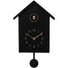 Reloj de pared Clayre & Eef 6KL0838Z 20x10x26 cm Negro 3xAA Funciona con pilas