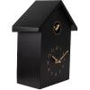 Reloj de pared Clayre & Eef 6KL0838Z 20x10x26 cm Negro 3xAA Funciona con pilas