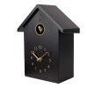 Reloj de pared Clayre & Eef 6KL0838Z 20x10x26 cm Negro 3xAA Funciona con pilas