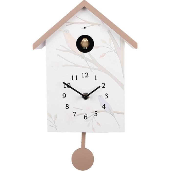 Reloj de pared Clayre & Eef 6KL0841 20x10x26 cm Funciona con 3 pilas AA