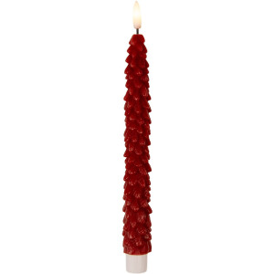 Clayre & Eef 6CA0001R Set de 2 Velas LED Rojo...