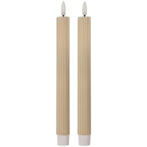 Clayre & Eef 6CA0002BE Vela con LED Set de 2 Ø...