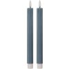 Clayre & Eef 6CA0002BL Juego de 2 velas LED Ø 2x25 cm