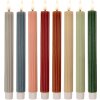 Clayre & Eef 6CA0002BL Juego de 2 velas LED Ø 2x25 cm