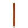 Clayre & Eef 6CA0002CH Juego de 2 Velas LED Ø 2x25 cm Marrón
