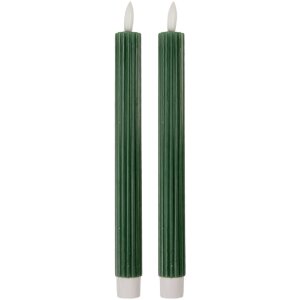 Clayre & Eef 6CA0002DGR Candelabro con LED Set 2...
