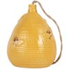 Clayre & Eef 6CE2321 Decoración Pajarera Ø 11x14 cm Amarillo
