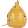 Clayre & Eef 6CE2321 Decoración Pajarera Ø 11x14 cm Amarillo