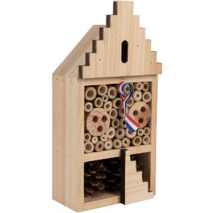 Hotel para Insectos Clayre & Eef 6H2437 12x7x25 cm Madera Estilo Rústico