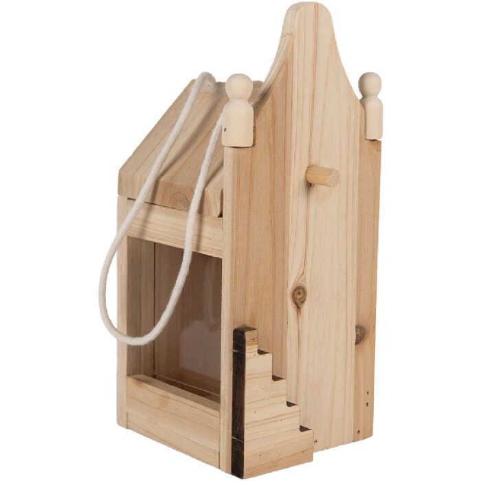 Casa para pájaros Clayre & Eef 6H2438 10x11x23 cm Madera